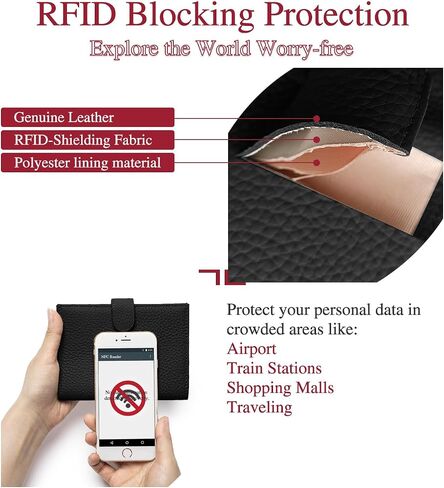Passport Wallet for Women – RFID Blocking Passport Holder for Travel Women with Card Slots, Coin Pocket & SIM Slot – Slim Genuine Leather Travel Organizer – Lemon Yellow in Saudi Arabia