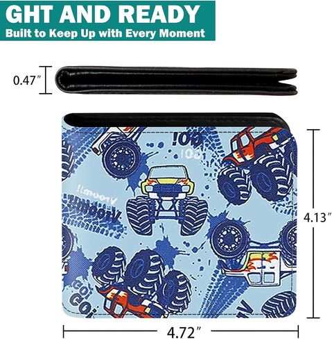 محافظ الأطفال للأولاد في سن المراهقة ، محفظة رخيصة RFID BIFOLD لـ 4-6-8-10-12-14PAGES ، محفظة صغار/شباب للأطفال ، محفظة جلدية للأطفال عيد ميلاد/عيد الميلاد PJ0001 in Kuwait