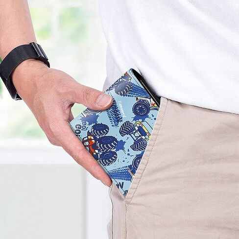 محافظ الأطفال للأولاد في سن المراهقة ، محفظة رخيصة RFID BIFOLD لـ 4-6-8-10-12-14PAGES ، محفظة صغار/شباب للأطفال ، محفظة جلدية للأطفال عيد ميلاد/عيد الميلاد PJ0001 in Kuwait