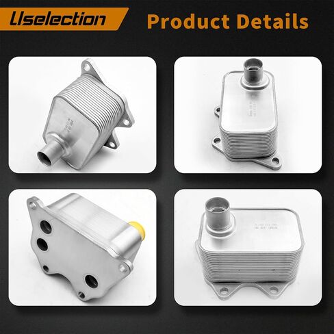 06J117021D Engine Oil Cooler with Gasket Kit Replacement for Audi A4 A6 Q5 Volkswagen Tiguan Jetta Passat 06J117021J 06J117021P 06J117021Q in Saudi Arabia