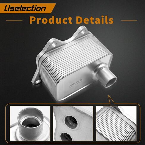 06J117021D Engine Oil Cooler with Gasket Kit Replacement for Audi A4 A6 Q5 Volkswagen Tiguan Jetta Passat 06J117021J 06J117021P 06J117021Q in Saudi Arabia