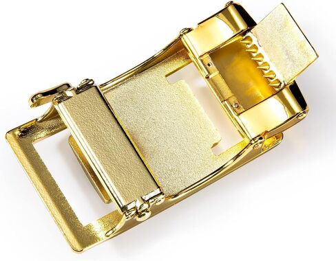 Barry.Wang Men Ratchet Belt Buckle,Genuine Leather Adjustable Casual 1 3/8" Party Prom Wedding Gift in Saudi Arabia