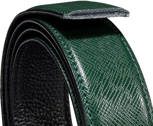 Barry.Wang Men Ratchet Belt Buckle,Genuine Leather Adjustable Casual 1 3/8" Party Prom Wedding Gift in Saudi Arabia