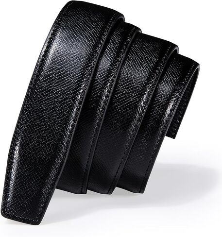 Barry.Wang Men Ratchet Belt Buckle,Genuine Leather Adjustable Casual 1 3/8" Party Prom Wedding Gift in Saudi Arabia