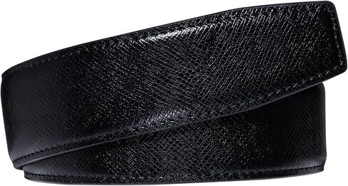 Barry.Wang Men Ratchet Belt Buckle,Genuine Leather Adjustable Casual 1 3/8" Party Prom Wedding Gift in Saudi Arabia
