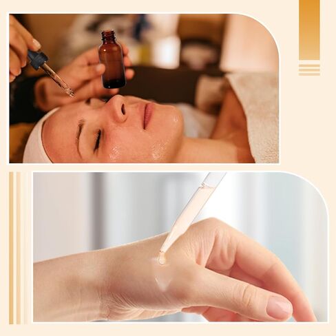 عبوتان، زجاجات زيت بقطارة زجاجية سعة 2 أونصة للشعر، زجاجات صبغة بقطارة، زجاجة زجاجية بقطارة in Saudi Arabia
