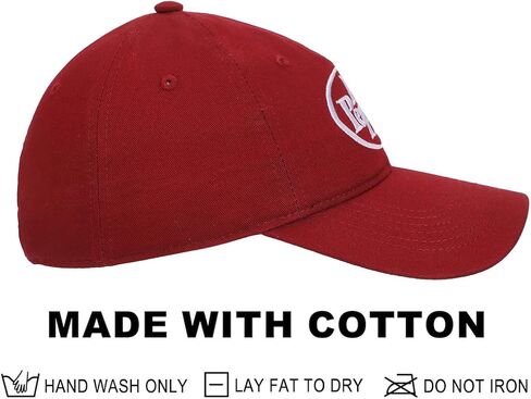 Dr. Pepper Adult Red Embroidered Front Art Logo Hat in Saudi Arabia