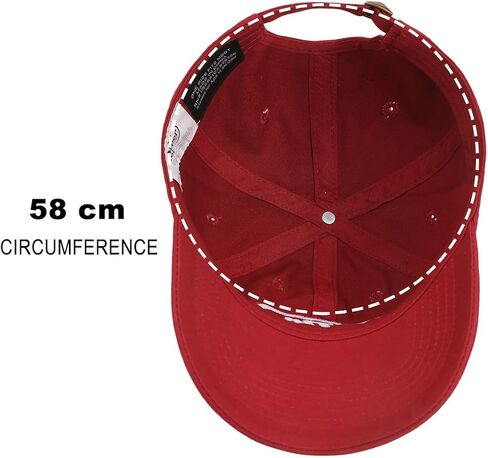 Dr. Pepper Adult Red Embroidered Front Art Logo Hat in Saudi Arabia