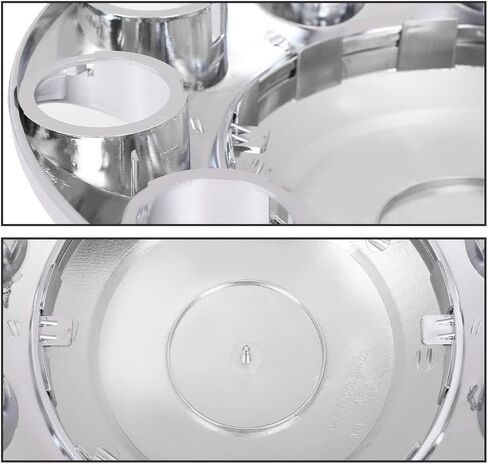 G-Plus Front Wheel تغطي محور المحور شبه البلاستيكي ABS تناسب معظم 10 ثقوب 20 "و 22.5" و 24.5 "عجلات شبه مشتتة مع 11.25" عجلات دائرة الكروم الفضة in Saudi Arabia