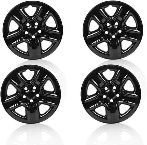 DOTCOM Wheel Chrome Skin Hubcap Covers, Compatible with Toyota RAV4 2006-2011/ Toyota RAV4 (Gasoline) 2012 17x6-1/2 Wheel Hub Cap Cover Silver Skin 69506 in Saudi Arabia
