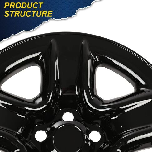 DOTCOM Wheel Chrome Skin Hubcap Covers, Compatible with Toyota RAV4 2006-2011/ Toyota RAV4 (Gasoline) 2012 17x6-1/2 Wheel Hub Cap Cover Silver Skin 69506 in Saudi Arabia