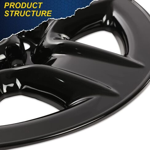 DOTCOM Wheel Chrome Skin Hubcap Covers, Compatible with Toyota RAV4 2006-2011/ Toyota RAV4 (Gasoline) 2012 17x6-1/2 Wheel Hub Cap Cover Silver Skin 69506 in Saudi Arabia