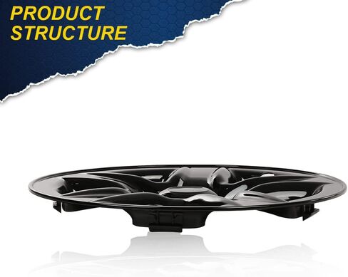 DOTCOM Wheel Chrome Skin Hubcap Covers, Compatible with Toyota RAV4 2006-2011/ Toyota RAV4 (Gasoline) 2012 17x6-1/2 Wheel Hub Cap Cover Silver Skin 69506 in Saudi Arabia