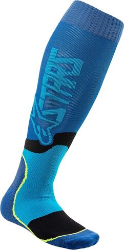 Alpinestars 4701920-707-M Mx Plus-2 Socks Blue/Cyan Medium in Saudi Arabia