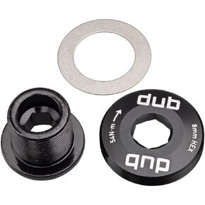 طقم مسامير ذراع الكرنك ذاتية الاستخراج من SRAM - M18/M30، Dub، فولاذ، أسود