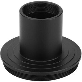 Microscope Adapter, Universal Biological Microscope T Ring Converter M42*0.75mm Thread to 23.2mm Mount Metal Adapter