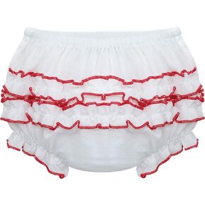 Baby Ruffle Panty Diaper Covers For Girls - Classic Baby Bloomers Diaper Cover