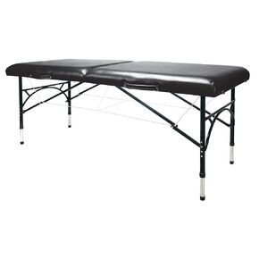 3B Scientific W60610MBK Aluminum Portable Table, Black