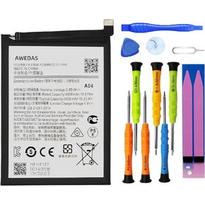 Replacement Battery for Galaxy A14 5G Compatible for Samsung Galaxy A14 5G SM-A146U SM-A146U1 SM-A146W SM-S146VL SM-A146M WT-S-W1 Battery and Tool Kits