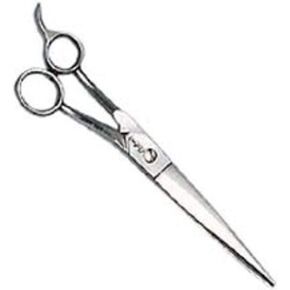 Geib Gator Bent Shank Stainless Steel Curved Pet Grooming Shears, 8-1/2-Inch