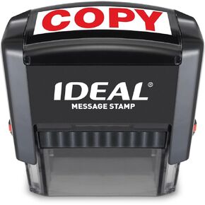 Self Inking Stamp – Copy – Red Ink, Impression Size 9/16" x 1-1/2"