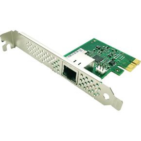 1.25G Gigabit Desktop Ethernet Server Network Adapter Card (NIC) |Single RJ45 Copper Port| 10/100/1000/1250Mbps| PCI Express 2.1 x1| Compabitle with Intel I210 Controller| Support Windows 10, Linux