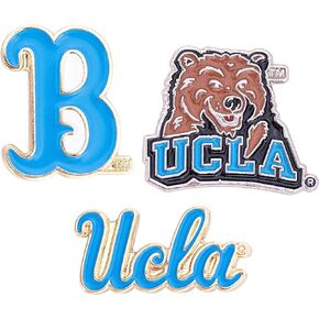 Desert Cactus University of California Los Angeles Lapel Pins 3 Pack UCLA Bruins Logo Enamel Made of Metal (Pin Set)
