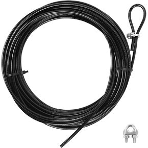 Aoneky 47ft 1/4'' Stainless Steel Replacement Tennis Net Cable