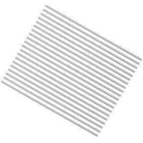 uxcell Round Steel Rod, 2.8mm HSS Lathe Bar Stock Tool 100mm Long, for Shaft Gear Drill Lathes Boring Machine Turning Miniature Axle, Cylindrical Pin DIY Craft Tool, 20pcs