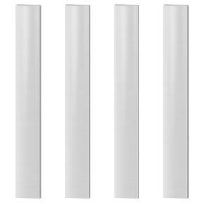 4PACK Stainless Steel Trim Strips 304 Stainless Steel Trim Metal Finishing Sheet Metal Gap Strip Filler Trim for Kitchen Tools (12 x 2 x 0.024 inch)