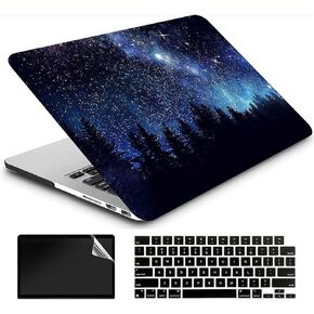 Beach Sunset Hard Case Compatible with MacBook Air 13 Inch Case 2017 2016 2015 2014 2013 2012 2011 2010 Release A1466/A1369,AMCJJ Plastic Hard Shell Cover & Keyboard Cover &Screen Protector