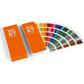 RAL K7 Color Chart, 216 Colors, Gloss, 8 Languages