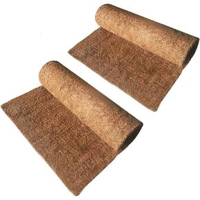 Hamiledyi Reptile Carpet Natural Coconut Fiber Tortoise Carpet Mats for Pet Terrarium Liner Reptile Supplies for Lizard Snake Chamelon Turtle Bedding Bunny Rabbit Mat (15*Sheets)