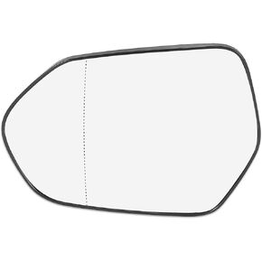 X AUTOHAUX Car Rearview Left Side Heated Mirror Glass with Backing Plate 87961-47380 for Toyota Prius 2016-2022