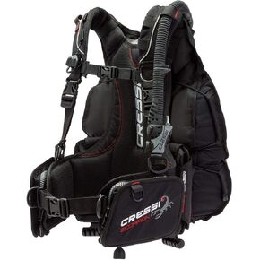 Scuba Diving Back-Inflation BCD - Comfortable as a Backpack - Vertical Weight Pocket System - High-Volume Pockets - Scorpion: designed in Italy