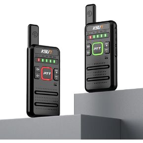 Walkie Talkies Rechargeable for Adults Long Range Two Way Radios 3300mAh Battery Portable for Outdoor Hunting Camping KSUN M10 (2 Pack)