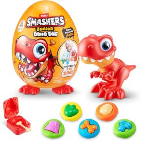 Smashers Junior Dino Dig Large Egg (Brontosaur) by ZURU 18+ Surprises Compounds Mold Dinosaur Preschool Toys Build Construct Sensory Play for Kids 18 months - 3 years
