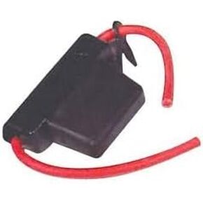 Inline Maxi Fuse Holder with Cap, 6 Ga. Wire Leads (1 per Pack)