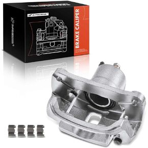 A-Premium Disc Brake Caliper Assembly with Bracket Compatible with Select Toyota Models - Tundra 2007-2015, Sequoia 2008-2015 - Rear Driver and Passenger Side, 2-PC Set