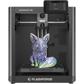 FLASHFORGE Adventurer 5M Pro 3D Printer,600mm/s Max High-Speed 3D Printers with 1 Click Auto Leveling, Auxiliary Chamber Cooling, Core XY Structure, Quick Detachable 280°C Nozzle and Remote Control
