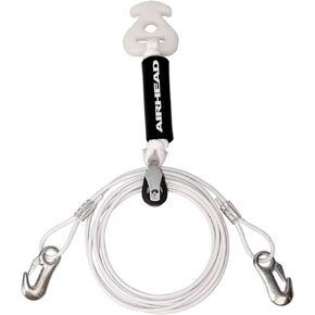 Airhead Self Centering Cable Tow Harness for 1-2 Rider Towable Tubes, Water Skis and Wakeboards, 14-Feet