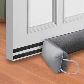 Door Draft Stopper 36 Inch, Heavy Under Door Draft Blocker Stopper Under Bottom Insulation Noise Cold Air Stoppers Door Sweeps Weather Stripping Draft Guard Seal for Doors and Windows in Saudi Arabia