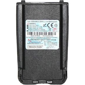 Wouxun 1700mAh 7.4V Lithium Battery for Two-Way Radios - Compatible with KG-UV8D, KG-UV8D Plus, KG-916, KG-989, KG-UV66, KG-998