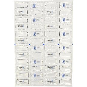 Cryopak 4 Large Multi Purpose Reusable 12x17 Non Toxic Ice Blanket Freeze Pack for Coolers Boating Fishing Camping Keep Food Fresh