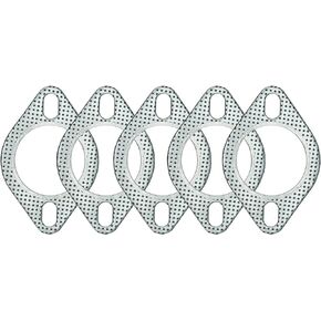 5 PCS 2.5 inch 2-Bolt Exhaust Flange Gasket Turbo/Manifold/Header Down/Dump Pipe Flange, High Temperature Graphite for Headers, Catback, Axleback, MLSG High Temp Exhaust Gasket HD : 90~110mm