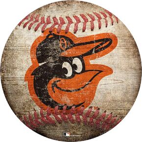 Orioles 12" Baseball Shaped Sign