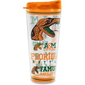ريكو إندستريز NCAA College Double Wall Mayhem 16oz أو 20oz Tritan Tumbler W Lid