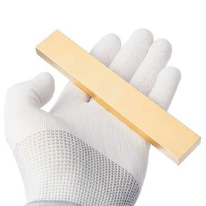 Brass Flat Bar, 1/8" x 2"x 12" C360 Brass Flat Bar Stock, Solid Plate Mill Stock
