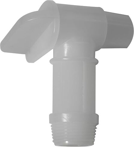 حنفية صنبور بلاستيكية مقاس ¾ بوصة لبراميل بلاستيكية سعة 5 و6 جالون - عبوة من 5 - بلاستيك HDPE - مناسبة لفتحات ملولبة مقاس ¾ بوصة على حنفية دلو سعة 5 جالون (عبوة من 5) in Kuwait