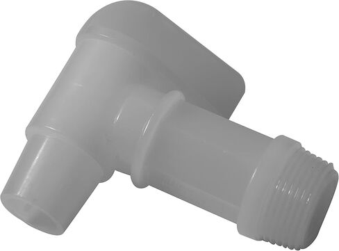 حنفية صنبور بلاستيكية مقاس ¾ بوصة لبراميل بلاستيكية سعة 5 و6 جالون - عبوة من 5 - بلاستيك HDPE - مناسبة لفتحات ملولبة مقاس ¾ بوصة على حنفية دلو سعة 5 جالون (عبوة من 5) in Kuwait